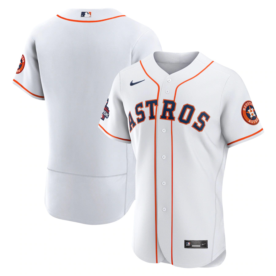 Men Houston Astros Nike White 2022 World Series Champions Home Authentic MLB Jersey->houston astros->MLB Jersey